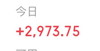 2月25日这一天赚了2973块，昨天还红了3000多，这感觉太爽啦！我要求真不高