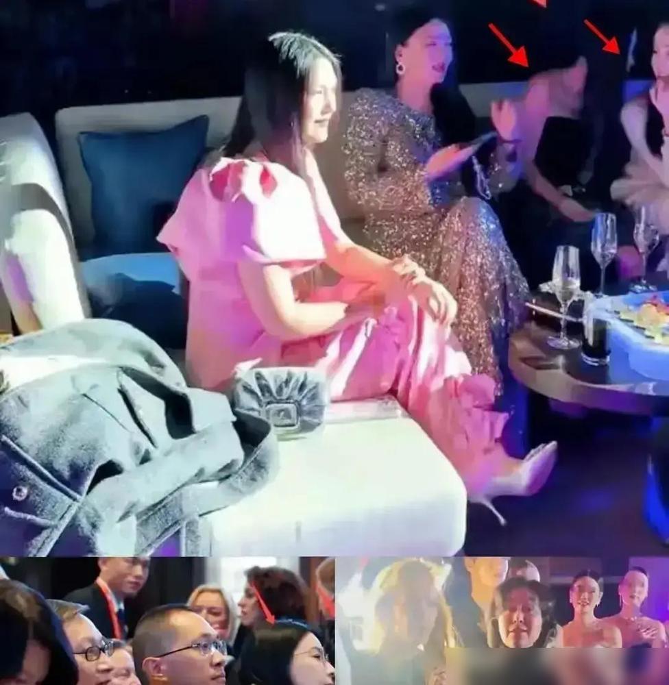 李湘拉着王诗龄往何超琼身边凑，手机都举起来了，结果人家侧身让开，画面一秒变尴尬。