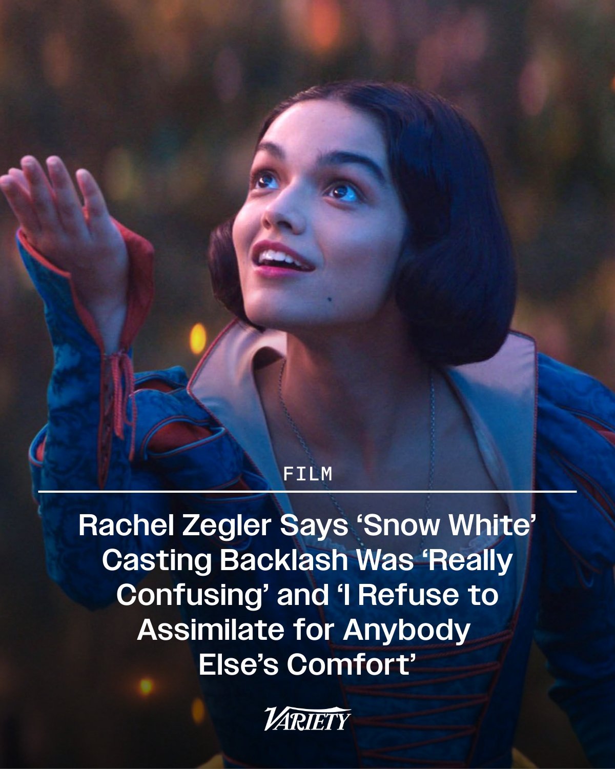 瑞秋泽格勒回应《白雪公主》选角争议瑞秋·泽格勒在最新一期《Harper’sBa