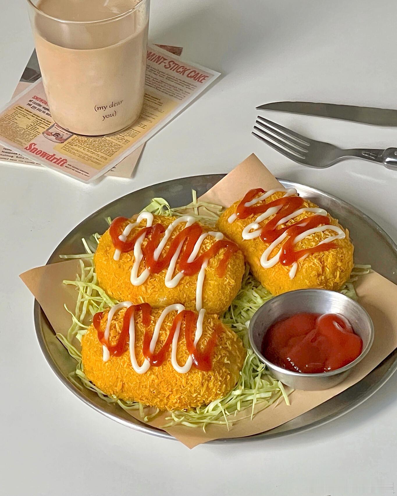 免油炸|低脂美味🔥日式可乐饼🍘·土豆🥔的又一神仙吃法来喽～胖乎乎金灿灿