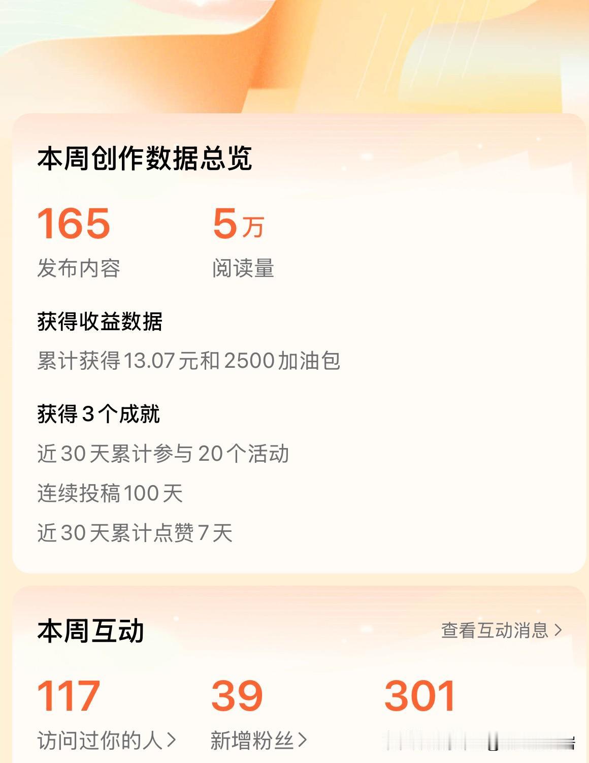 给你们看看我这么努力更新的人一个礼拜才给我这点钱不过我不嫌少最起码可以买一杯奶