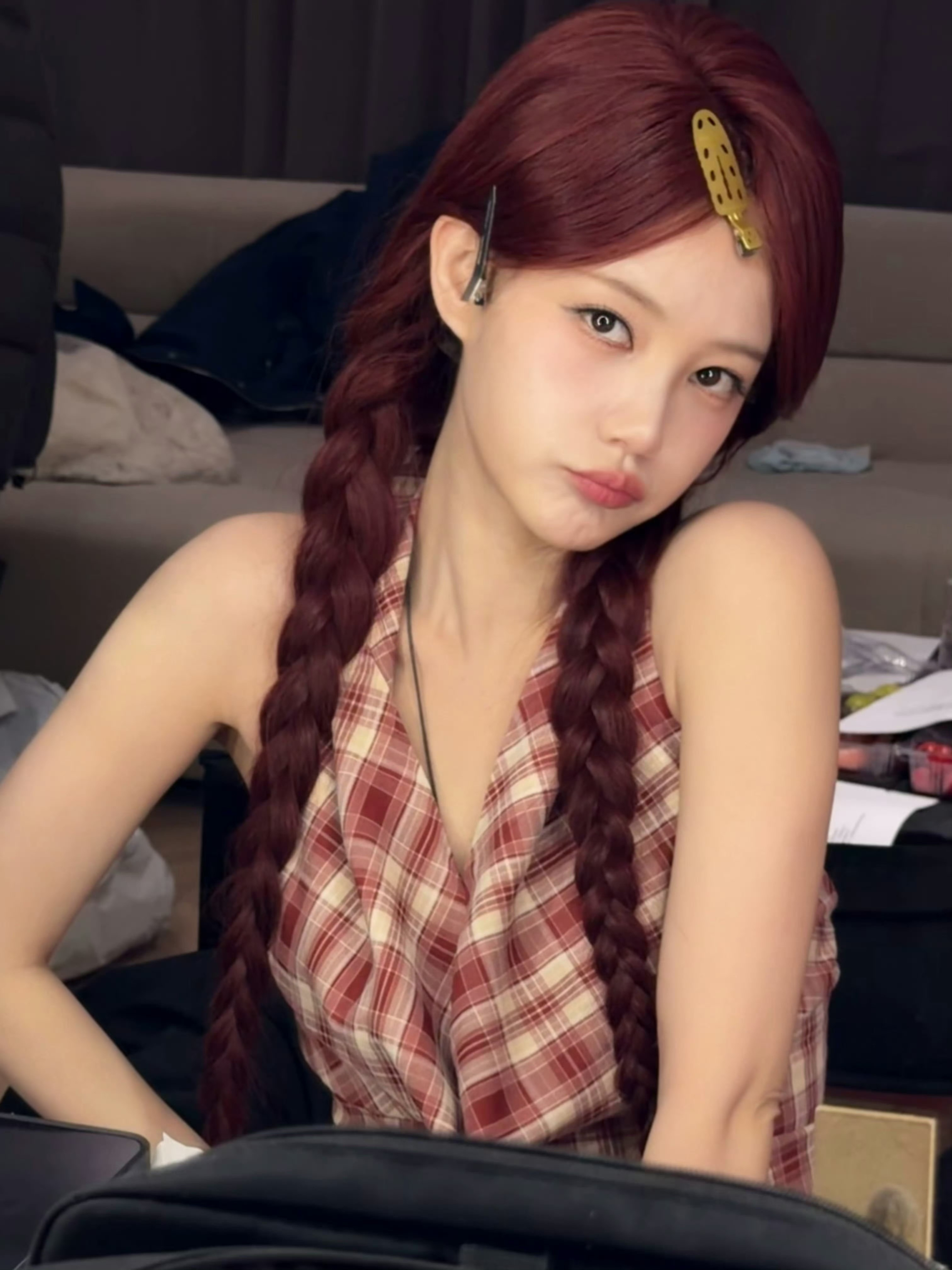 李一桐自拍这脸还是很让人爱的