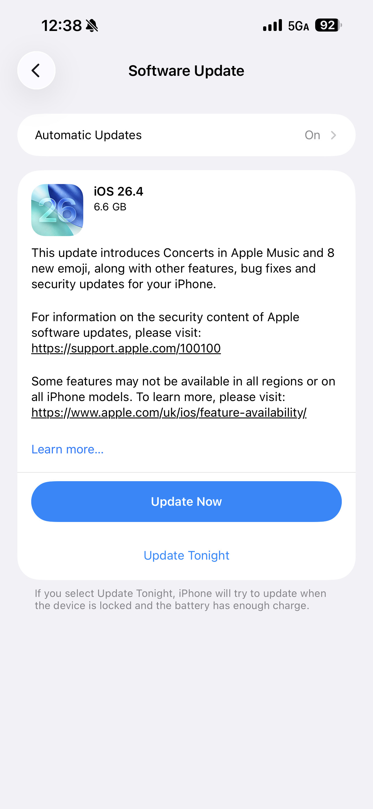 iOS26.4减弱动态效果刚刚收到iOS26.4的更新，感觉更新的表情还有动态