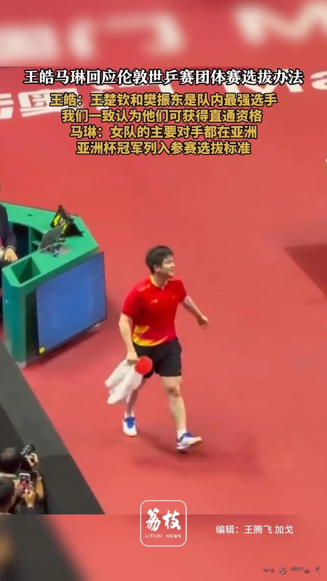 王皓终于“说漏嘴”：樊振东是国乒最强！王皓接受采访时说，樊振东和王楚钦是目前