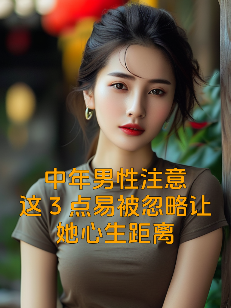 中年男性注意，这3点易被忽略让她心生距离