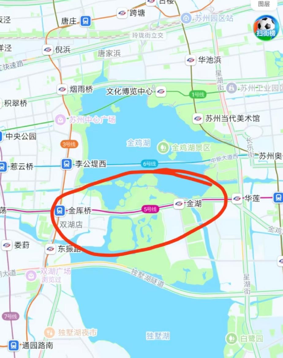 圈内的左边，是整个苏州最值得买的地块，没有之一[doge]