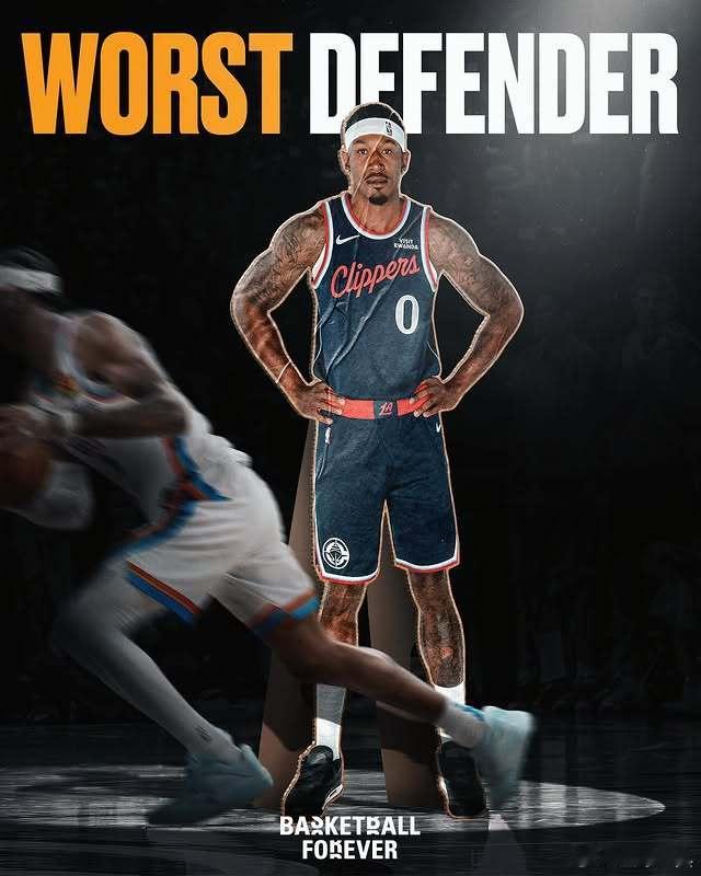 本赛季当比尔在场时，快船防守效率竟沦为联盟最差😳🔹比尔在场：防守效率128.