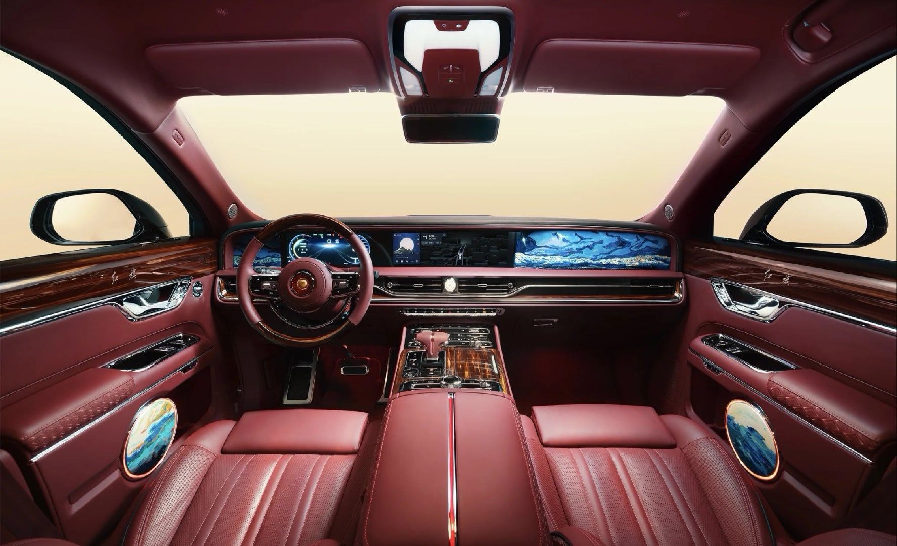 红旗国礼这座舱的档次，中国车天花板了吧？