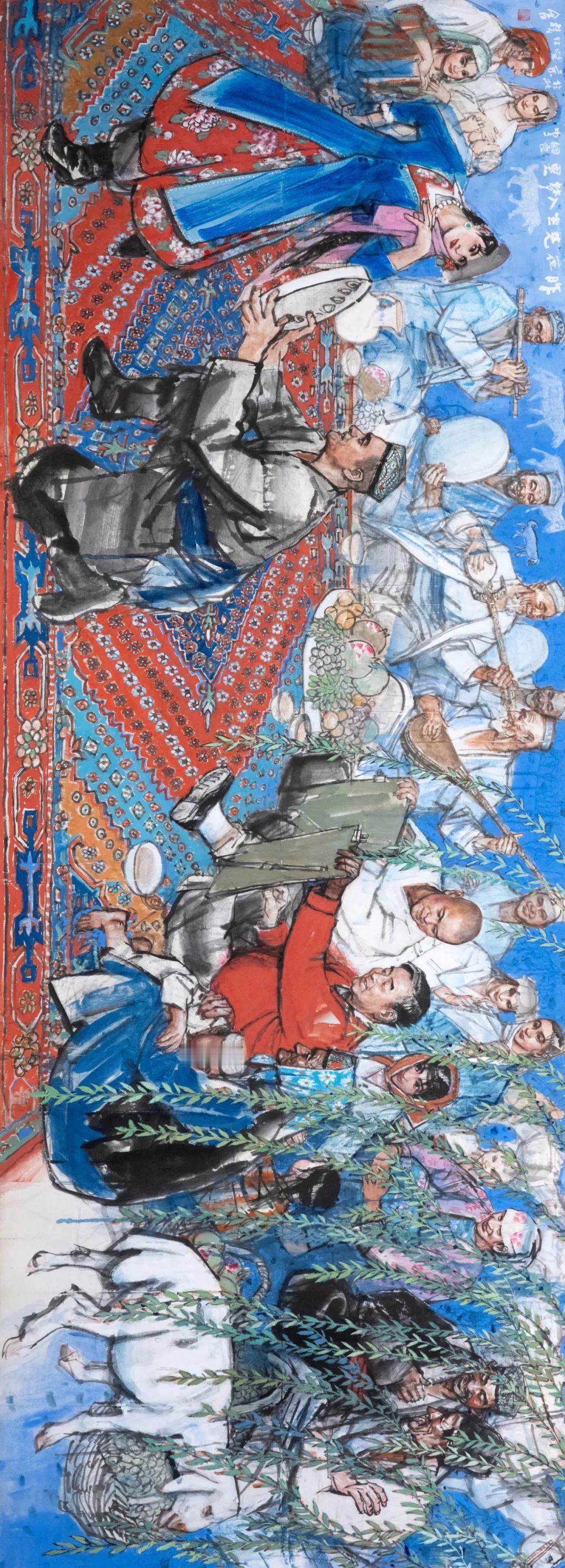 《热衷炒作自己的伪和尚史国良》史国良作品压根就没有从黄胄艺术里走出来，反而比