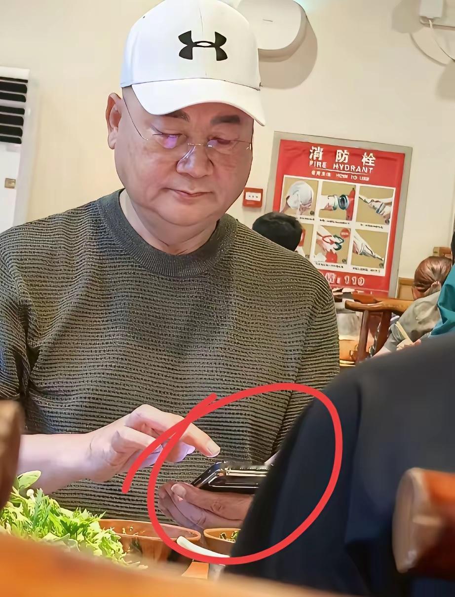 迟重瑞用的是不是国产手机，第一次见到
