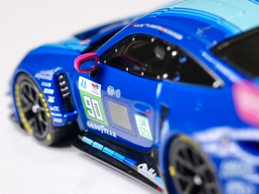 太惊喜了！TH1/64保时捷911GT3R90号蓝色ChipHar