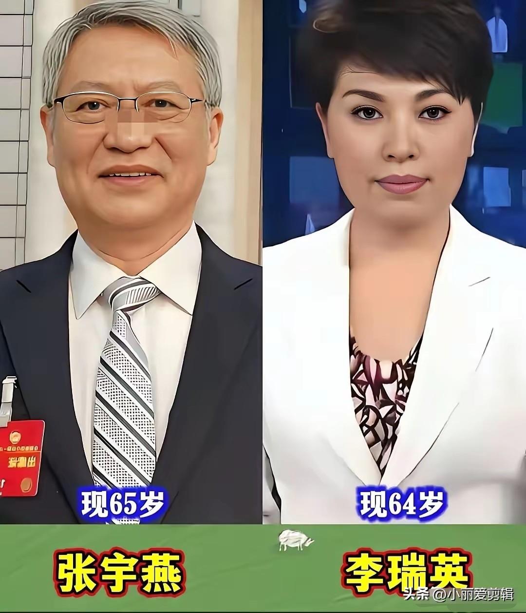 李瑞英和老公张宇燕刘纯燕和老公王宁海霞和老公罗永章这些央视主持人的爱人，个