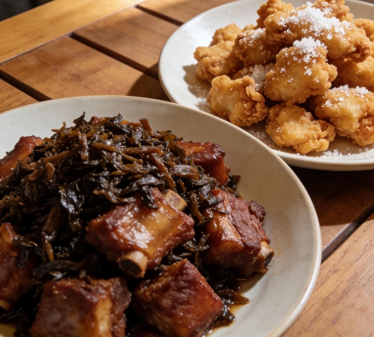 3个月前主管请我们去公司门口的菜馆吃饭，点好菜后，老板娘没过5分钟就端上了一道梅