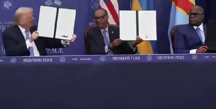 [川普调解卢旺达和刚果(金)争端，目的是图谋刚果的矿产资源。]这事本身很好笑，