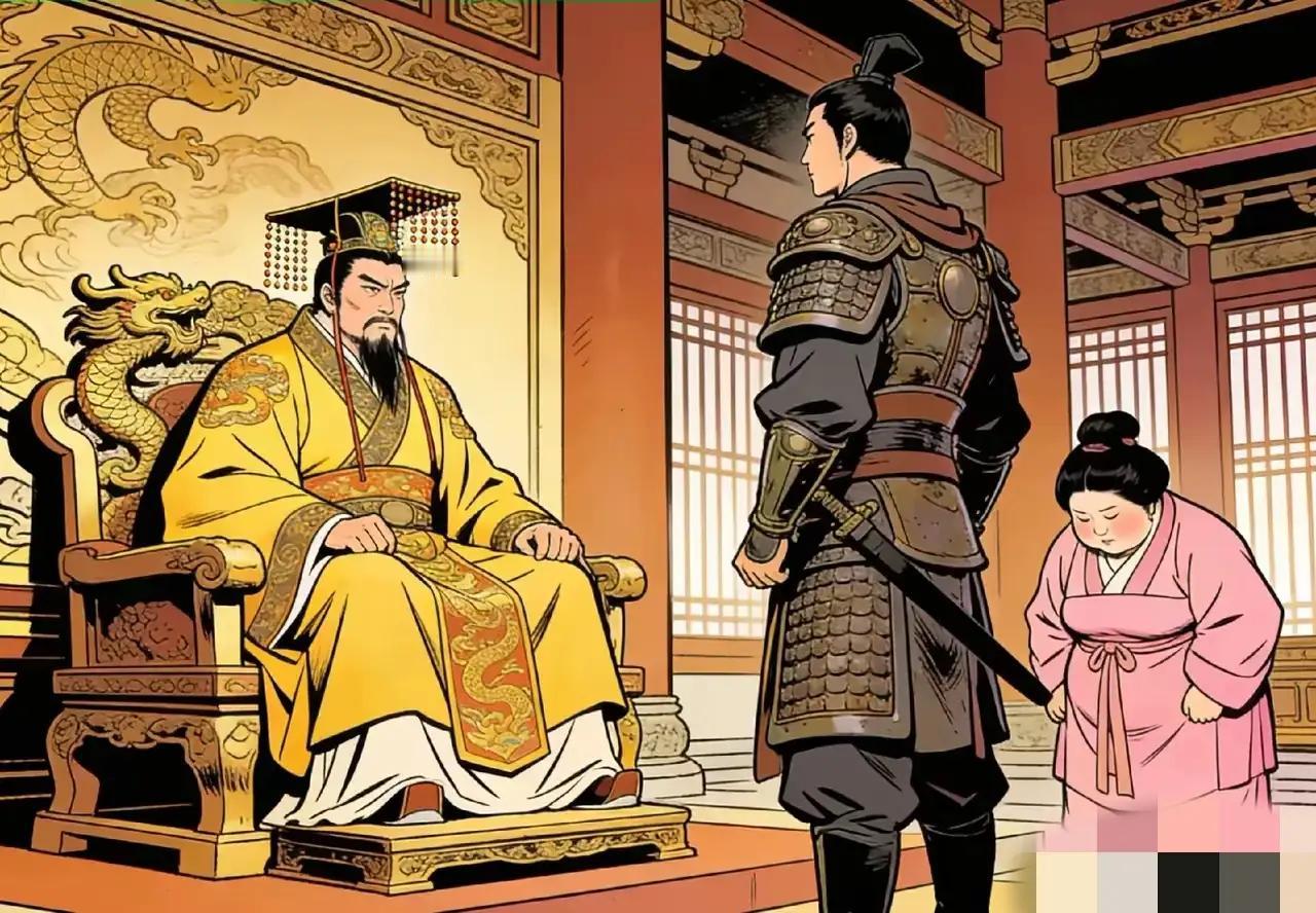 西汉，汉武帝将一位又丑又矮的宫女赐给卫青，想羞辱他。谁料，3年后卫青带妻子谢恩，