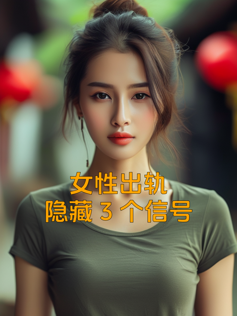 女性出轨，隐藏3个信号