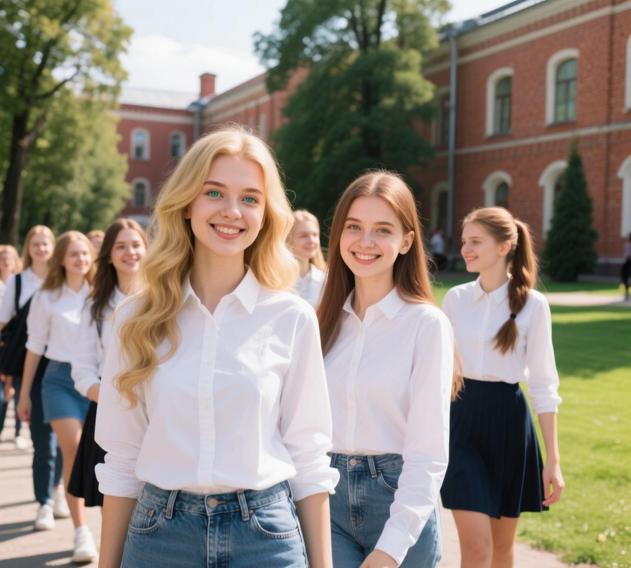 乌克兰大学也迎来了开学季，但是与前几年不同的是基本都是女孩子，教授们悲伤的说我们