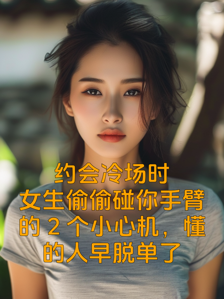 约会冷场时，女生偷偷碰你手臂的2个小心机，懂的人早脱单了