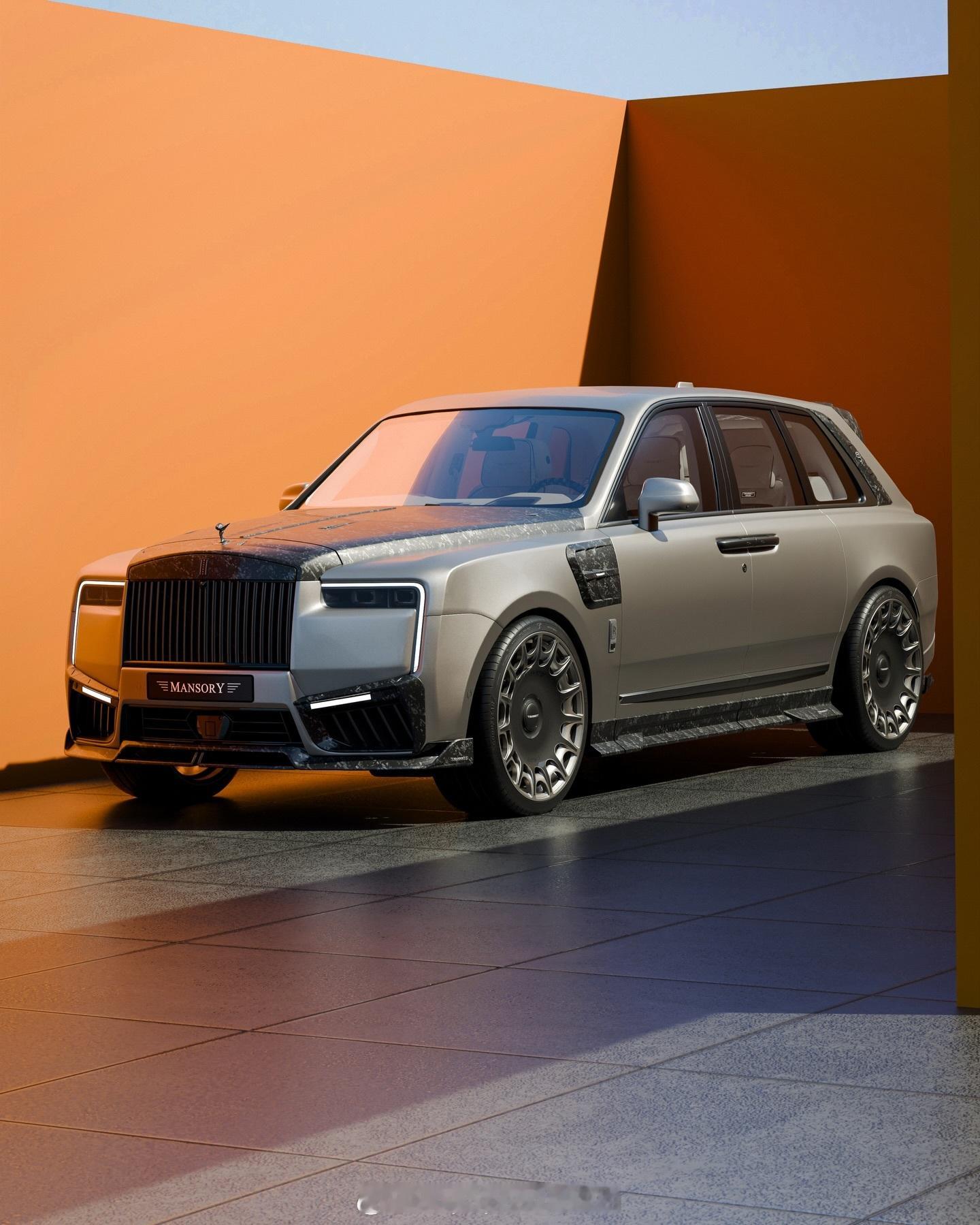 MANSORY的最新作品，全碳纤维套件库里南劳斯莱斯大v聊车北京