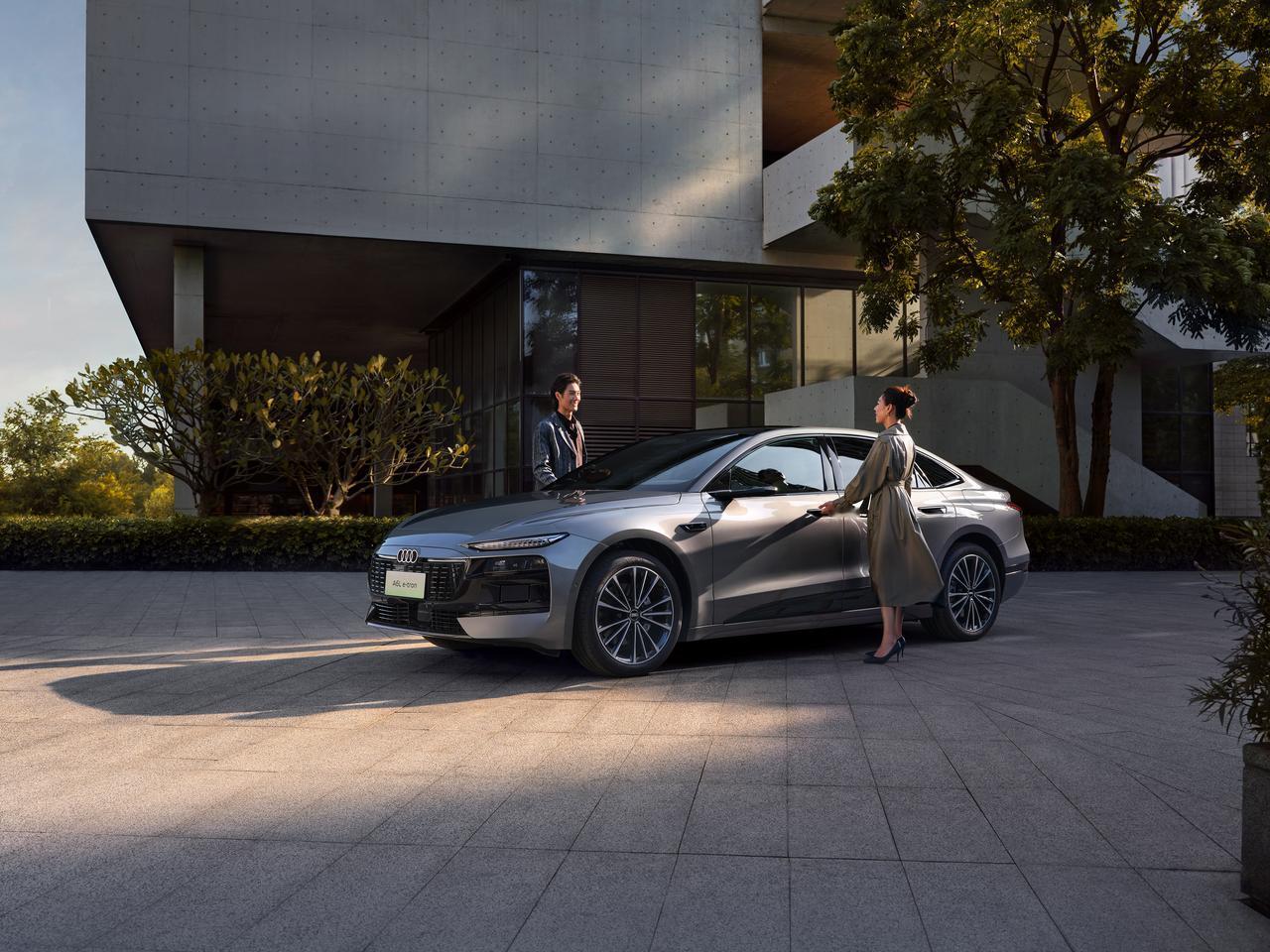 【售30.98万起，奥迪A6Le-tron正式上市】4月10日，奥迪A6Le