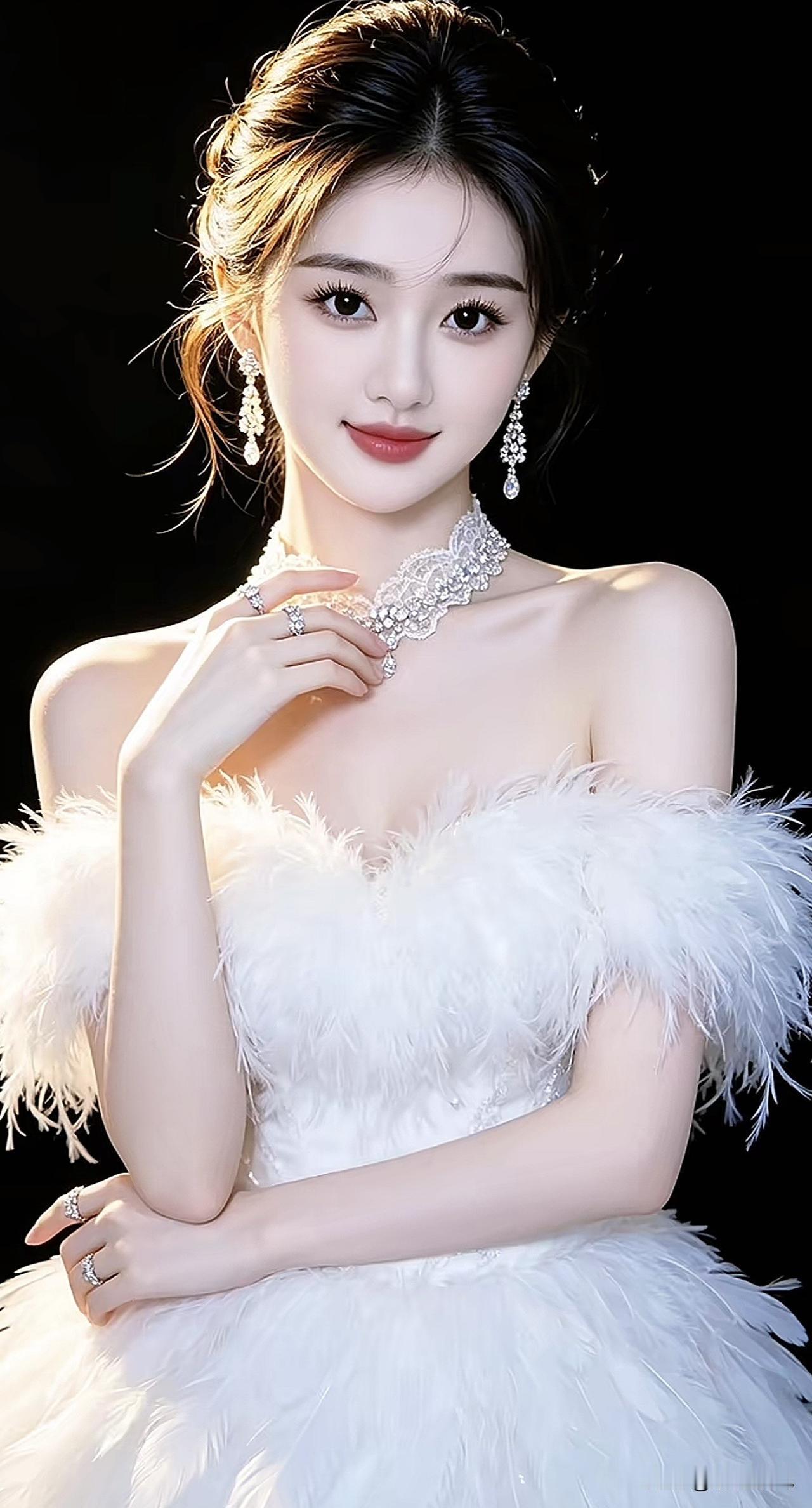 梦幻白纱礼服，闪耀的珠宝，宛如童话中的公主。紫色梦幻礼服紫色蕾丝礼服梦幻风礼