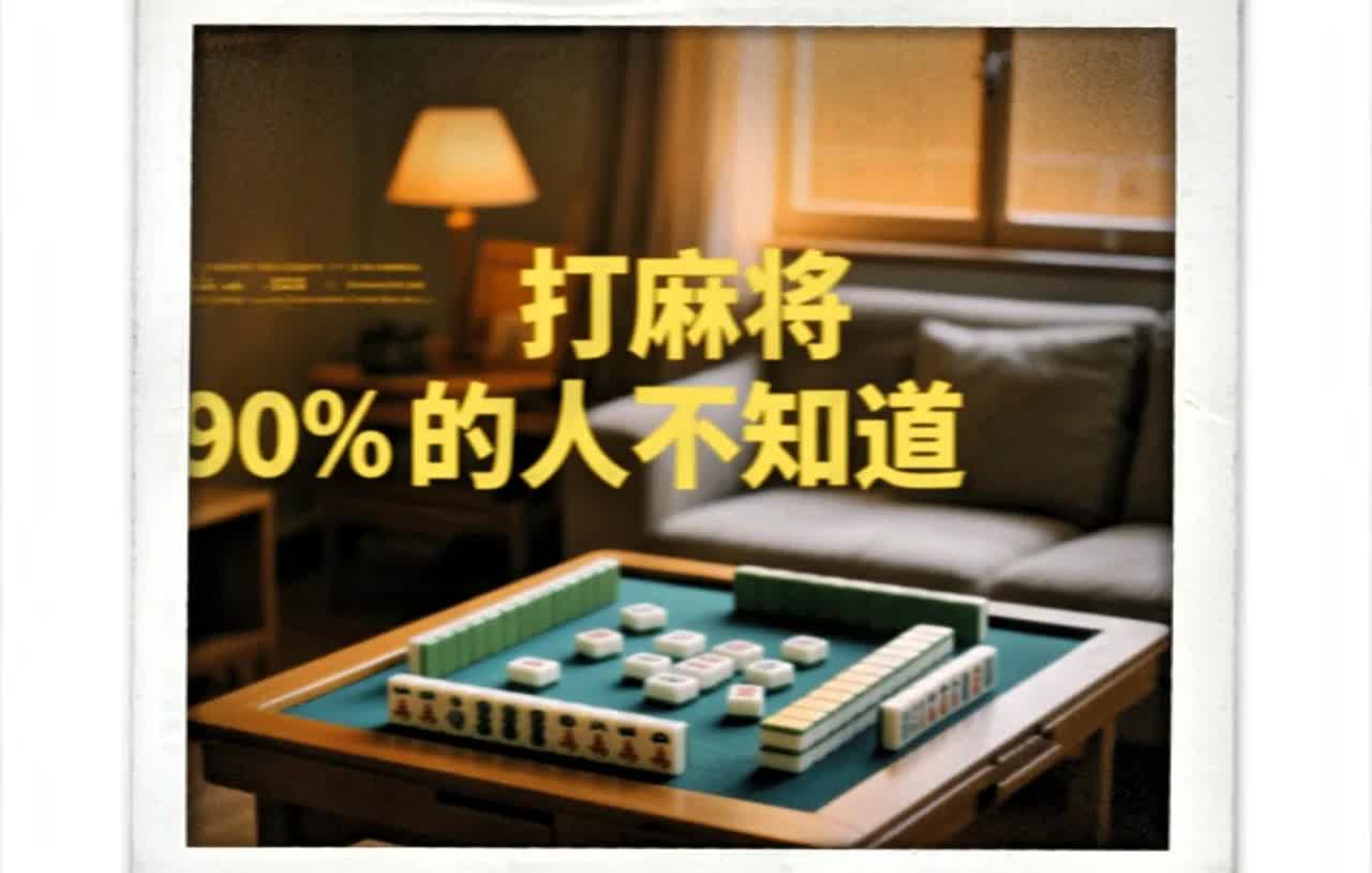 麻将90%人凭感觉瞎打！高手靠这“公式”狂赢，招招狠总说打牌靠手感？错