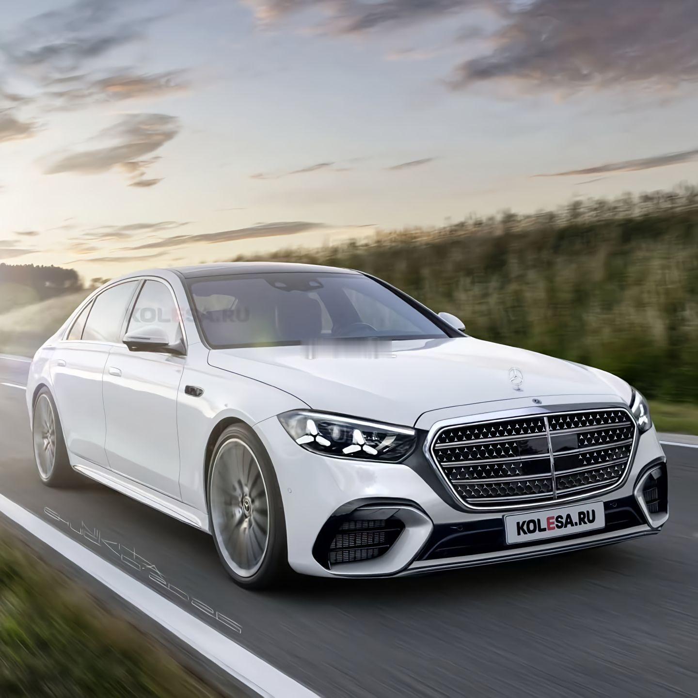 全新梅赛德斯奔驰S级还有几天将亮相奔驰S级