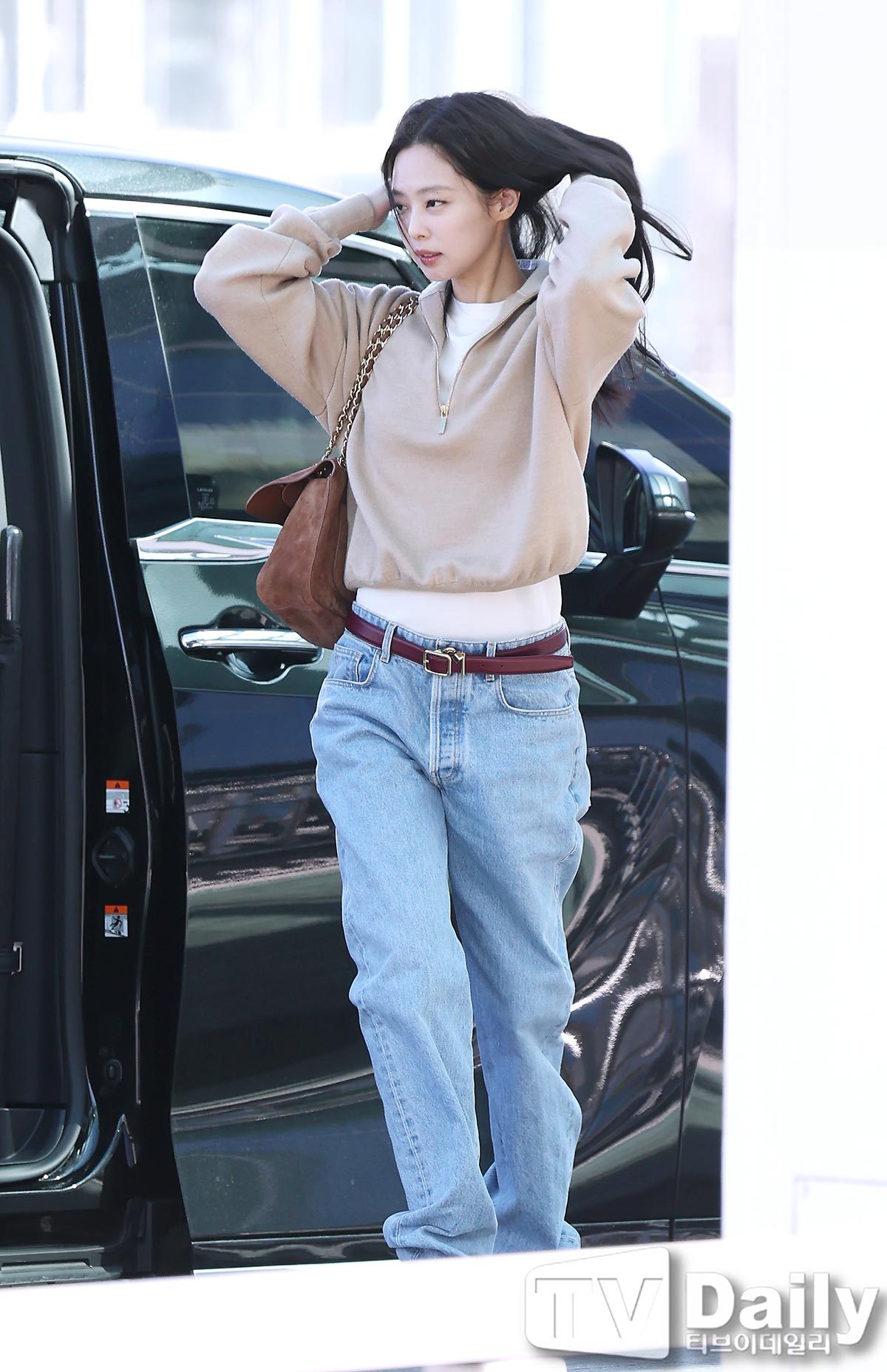 Jennie出发Chanel大秀260307Jennie仁川机场出境媒体图📸