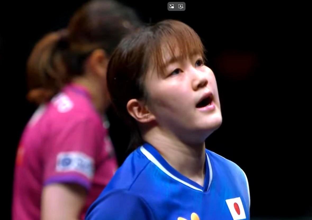 所谓的“国乒克星”，这下被自己人干懵了。日本削球手桥本帆乃香，0:4惨败给队