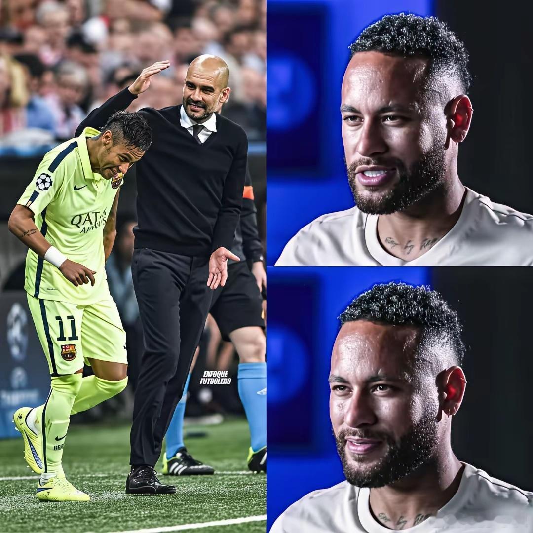 巴西球星内马尔近日爆料，2015年欧冠巴萨对阵拜仁后，他与瓜迪奥拉有过一场深入交