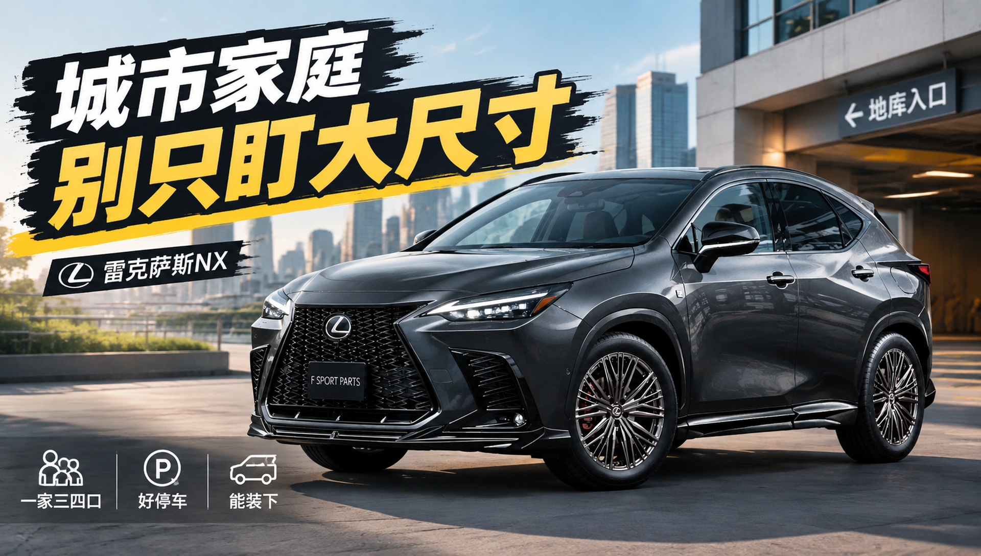 一家三四口想买二手豪华SUV，雷克萨斯NX不用为了家用把车越买越大一家三四口想买二手豪华SUV，我反