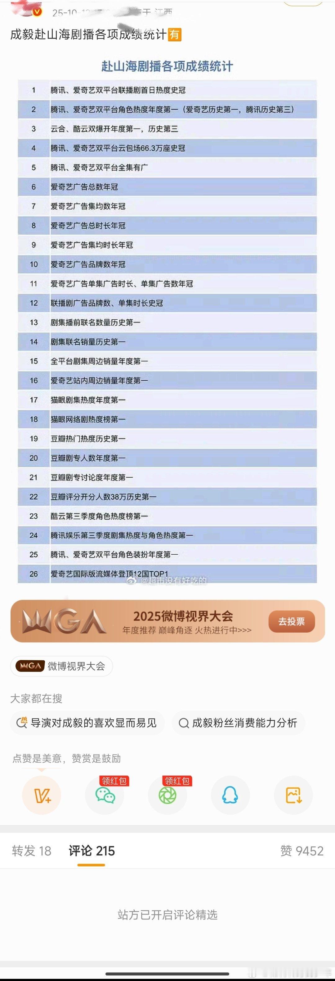 播完就消停地得了～[捂脸哭][捂脸哭][捂脸哭]老想夸，就说哪个点值得夸！怎么着也得等