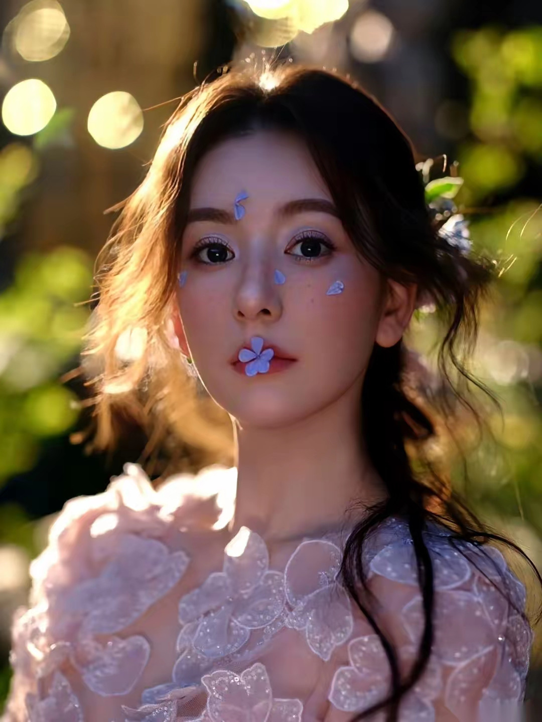 方媛的精修图是不错，跟花仙子似的。她的实际图片呢，也还不错，毕竟都是快四十岁的人了。