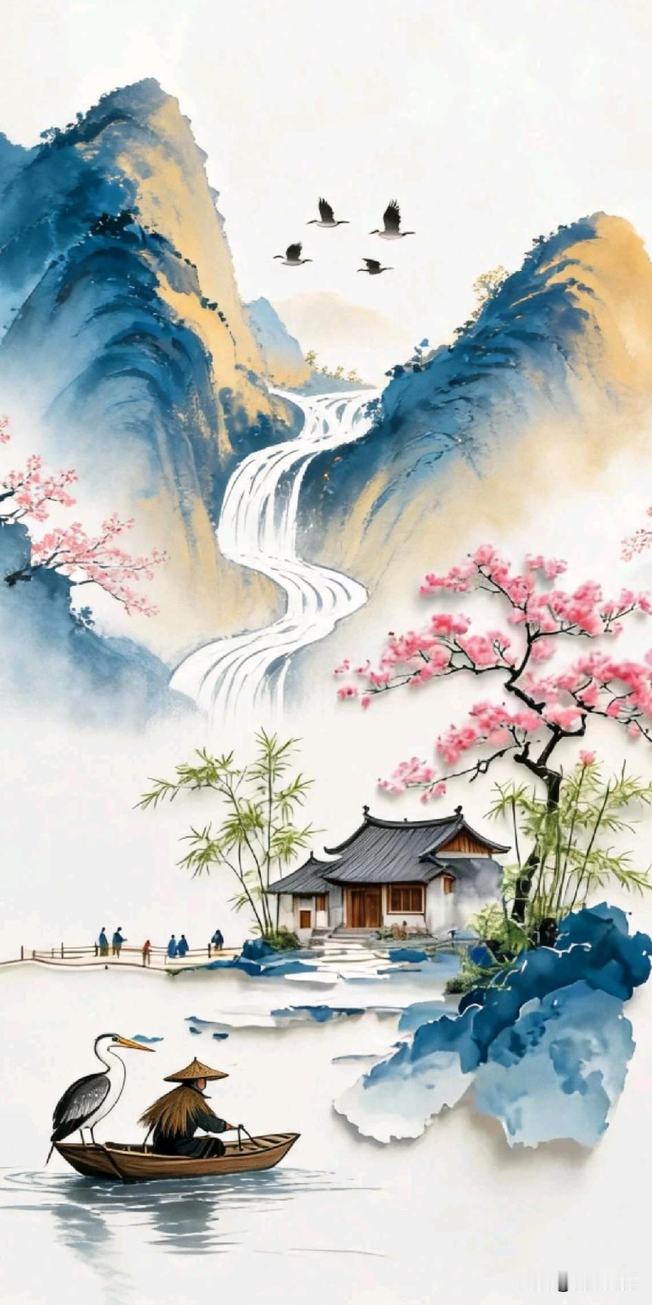 《天心即人心》余尝登高望远，见山色青白，云卷云舒，忽有所悟。天地不言语，