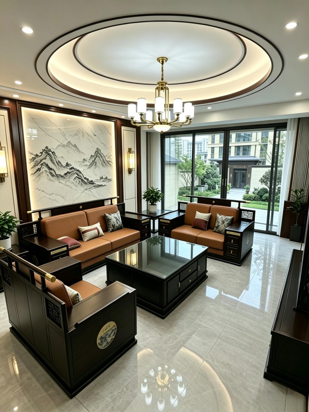 新中式家具新中式沙发全屋定制家具新中式自建房真实生活分享计划