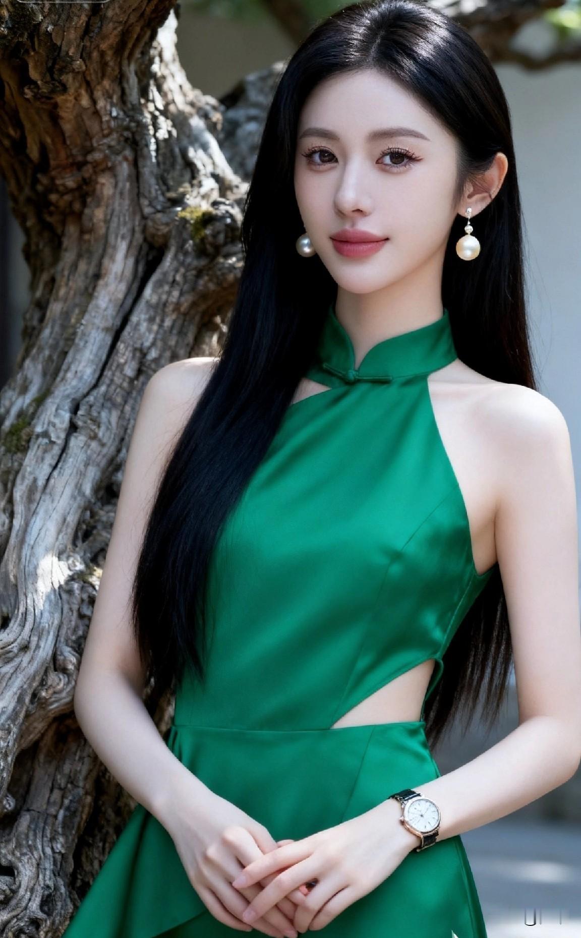 美女户外拍摄