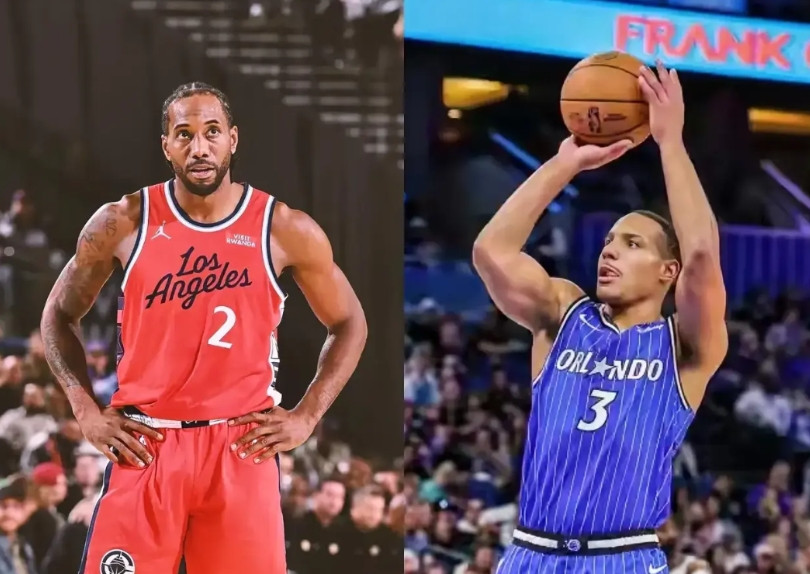 本场比赛，伦纳德与贝恩根本不是一个档次的对手！伦纳德34岁，身高1.98米，