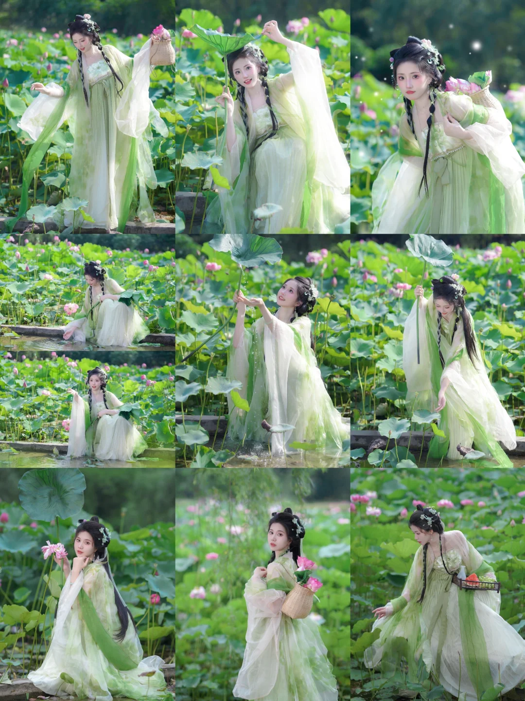 夏日荷花写真🍀～重庆汉服约拍