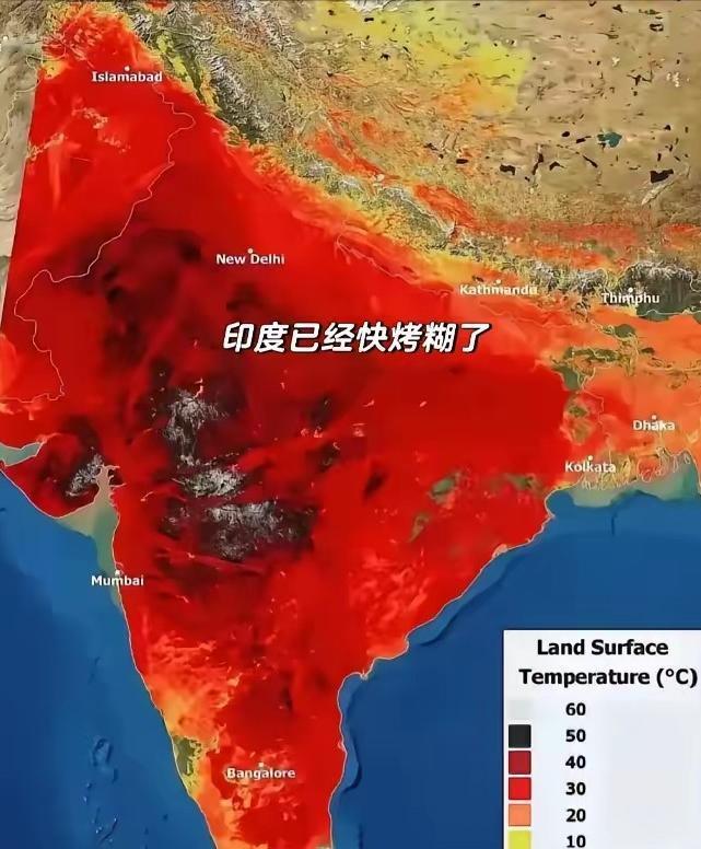 对于印度来说，炎热就是一个魔咒，他死死的将这个国家的发展锁上了。常年四十摄氏