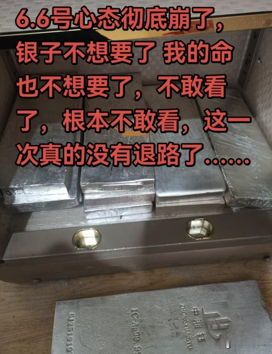 天塌了！[惊恐][惊恐][惊恐]6月6号，白银再次📉，真的不敢回头想，当
