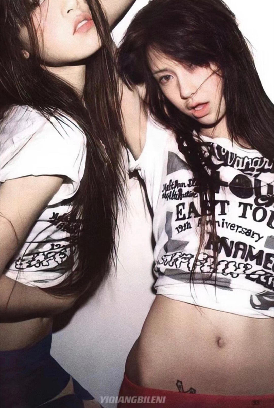 早年的Angelababy和文咏珊，太好嗑了！