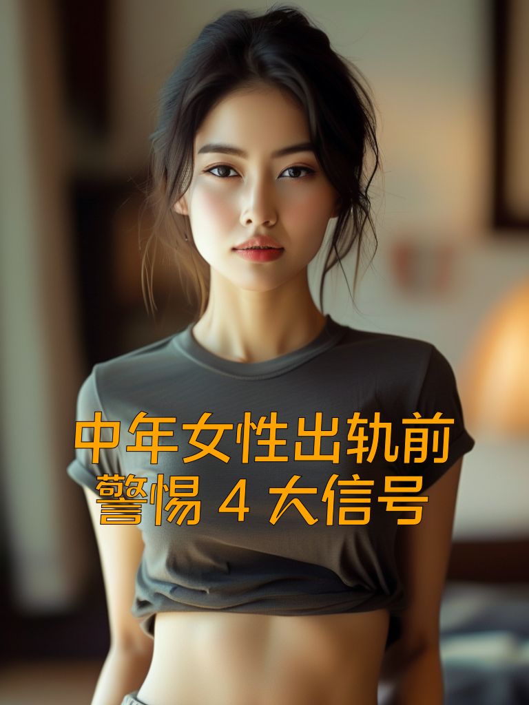 中年女性出轨前，警惕4大信号