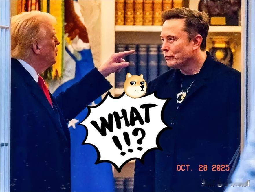 快报！特朗普突然改口10月27日德新社报道，特朗普在与马斯克翻脸数月后，于访