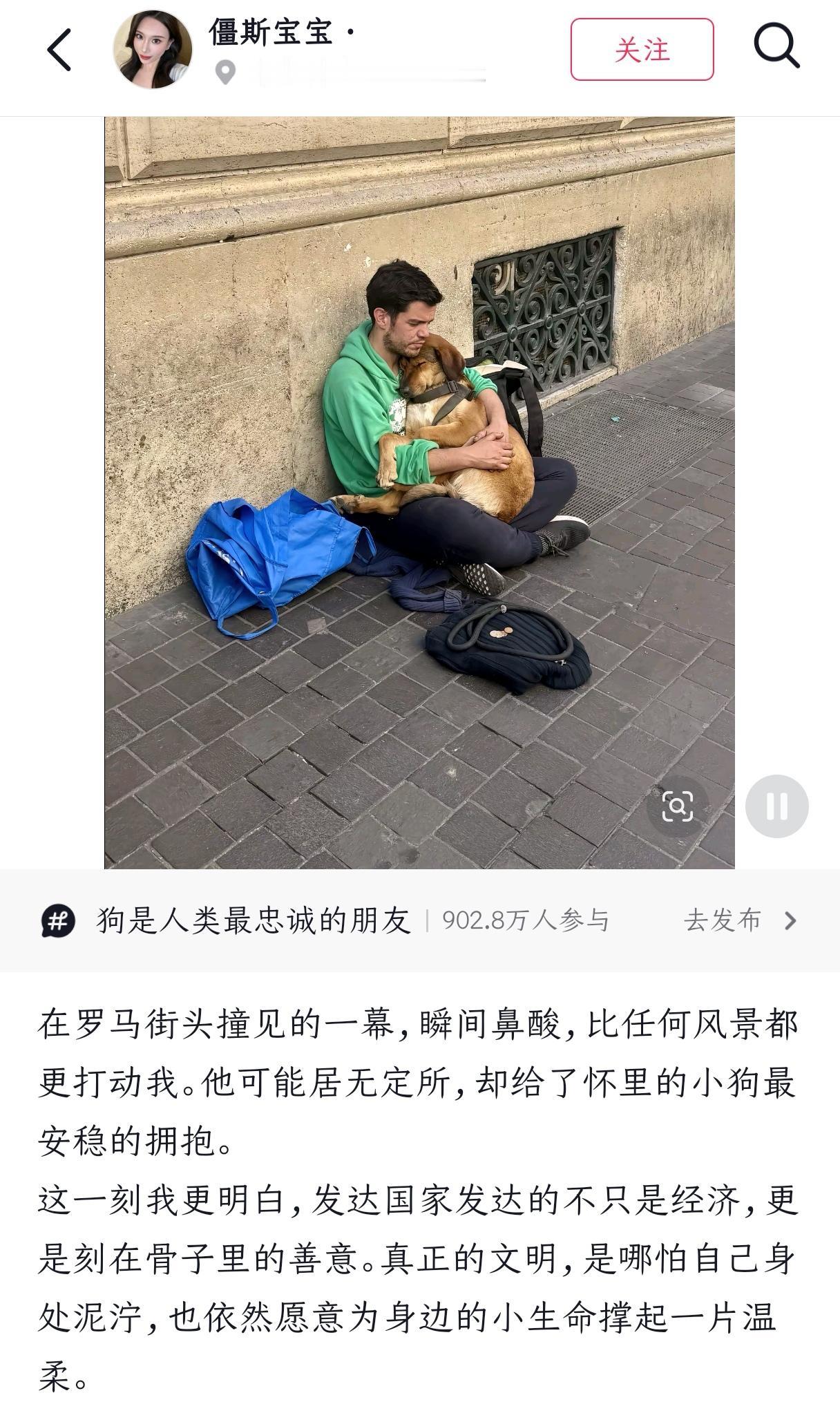 本想吹嘘一下西方的文明善意结果又一次被狠狠打脸了这些人爱不爱狗不知道，但他们