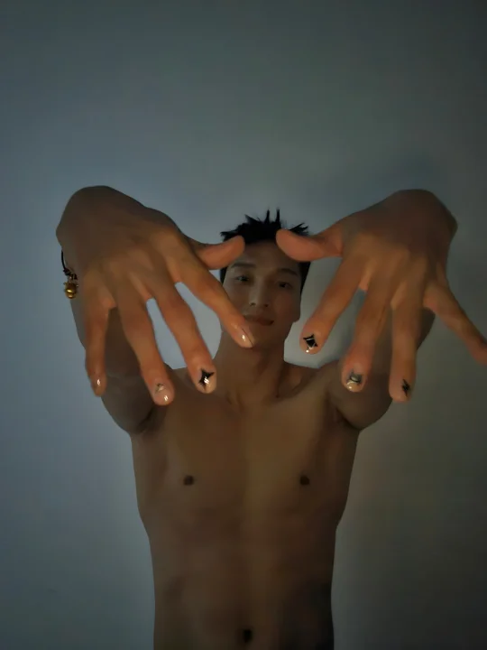 男士美甲羞耻❌