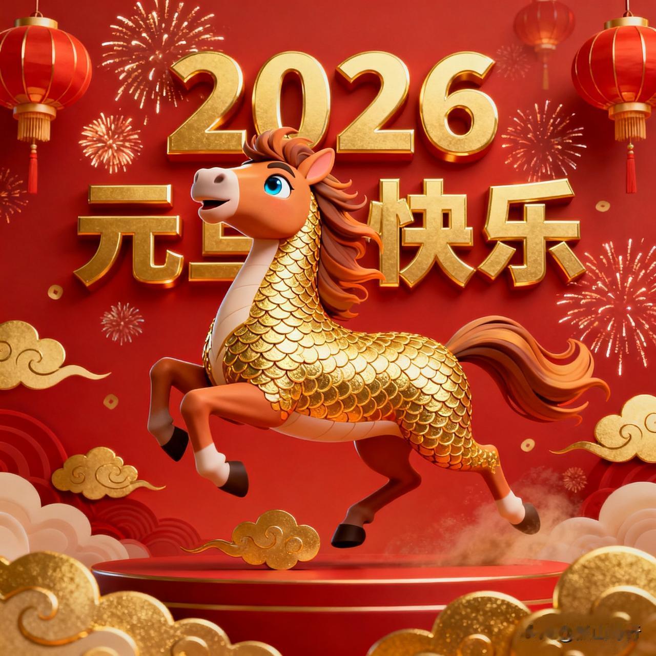 马年元旦[文｜狐山诗行]你喜欢哪些跨年古诗词金驹蹄溅万祥多，岁启新