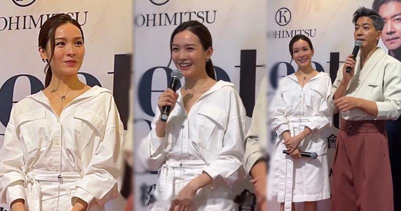 明报：李佳芯神采飞扬现身马来西亚活动讚当地拍剧团队专业视后李佳芯（Ali）今年