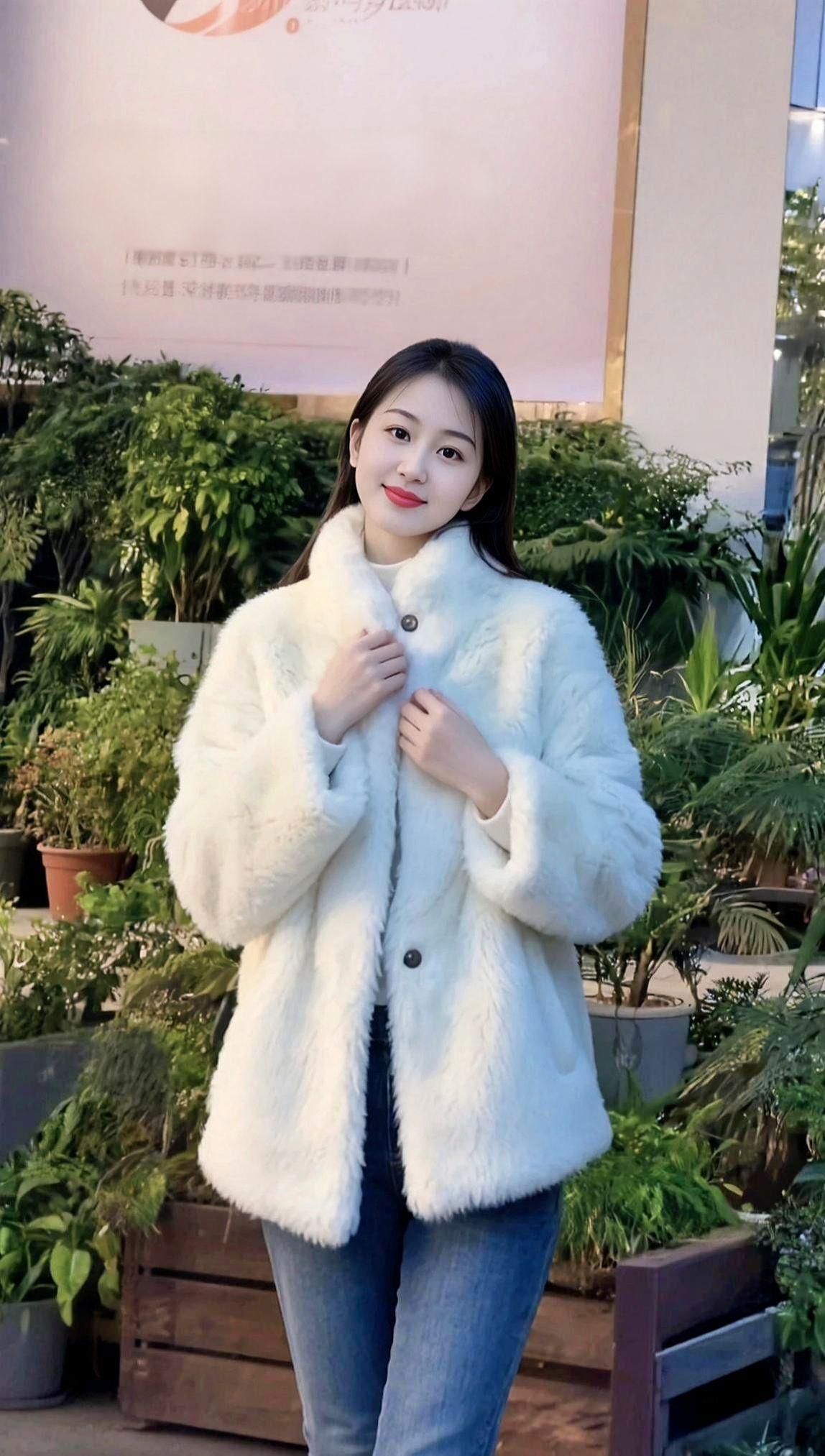 冬日生活照甜美写真清纯甜美女孩甜妹风高级脸