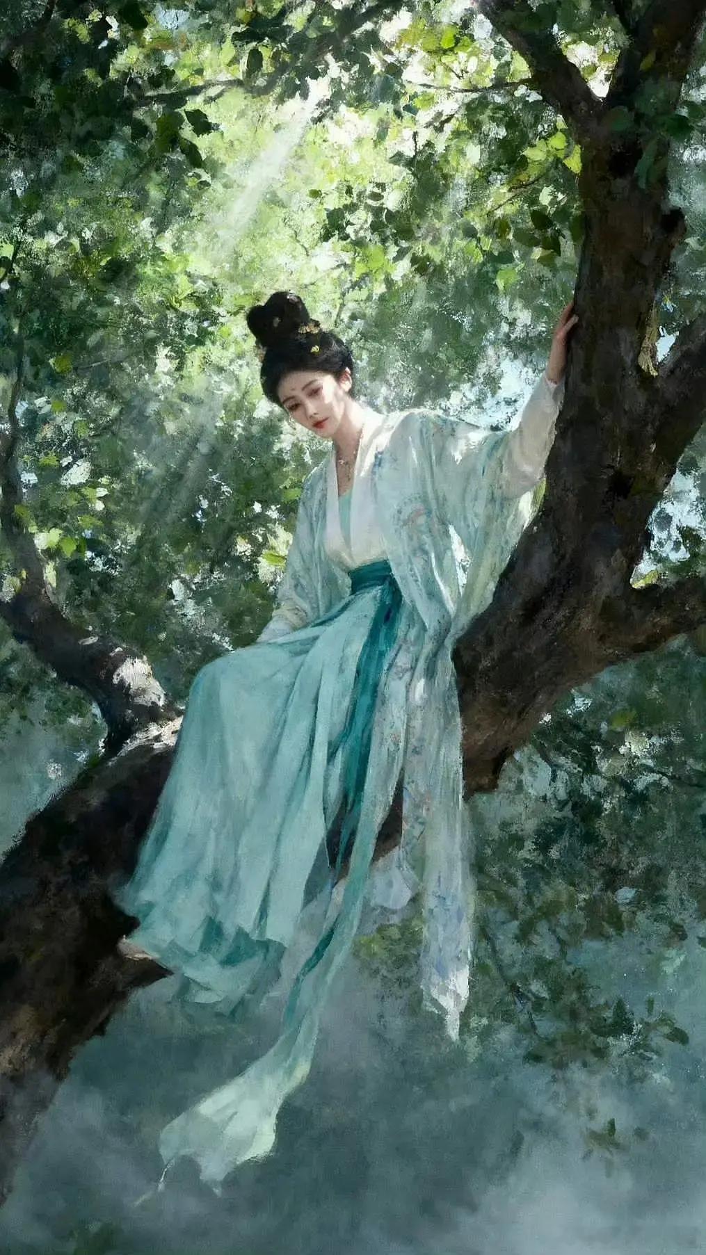 白鹿像小说立绘女主，太美了​​​