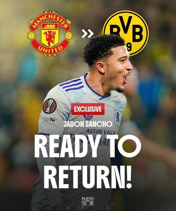 【桑乔同意加盟多特蒙德】天空体育德国分部独家：曼联边锋桑乔，已经同意在今年夏窗重